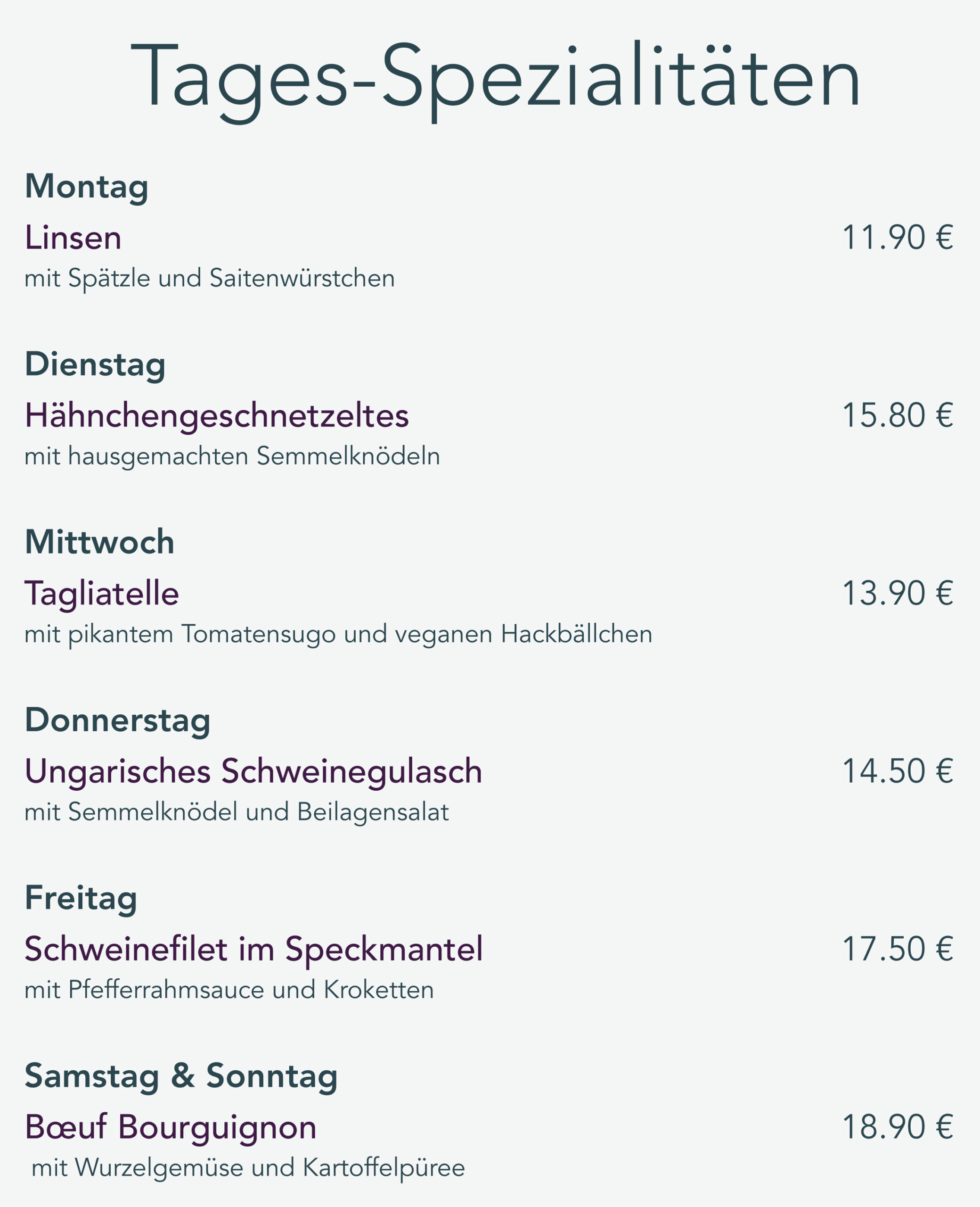 Mittagstisch KW 43 2026 Mittagstisch KW 43 2026